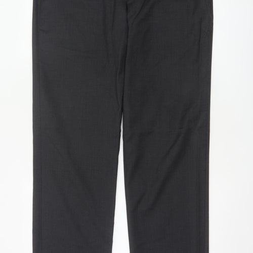 Paul Smith Men Grey Size 30 Wool Straight Dress Trousers Made in Italy