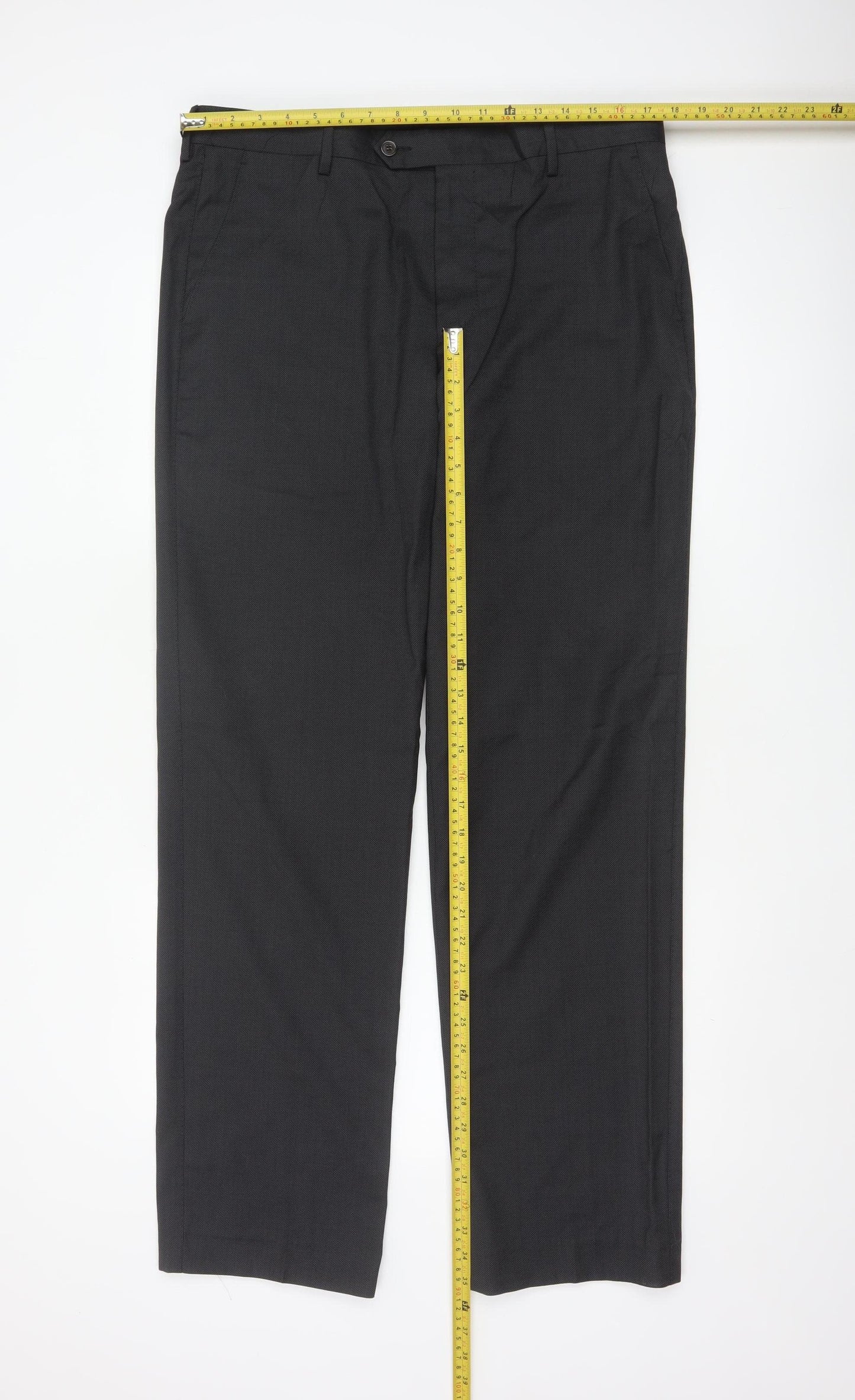 Paul Smith Men Grey Size 30 Wool Straight Dress Trousers Made in Italy