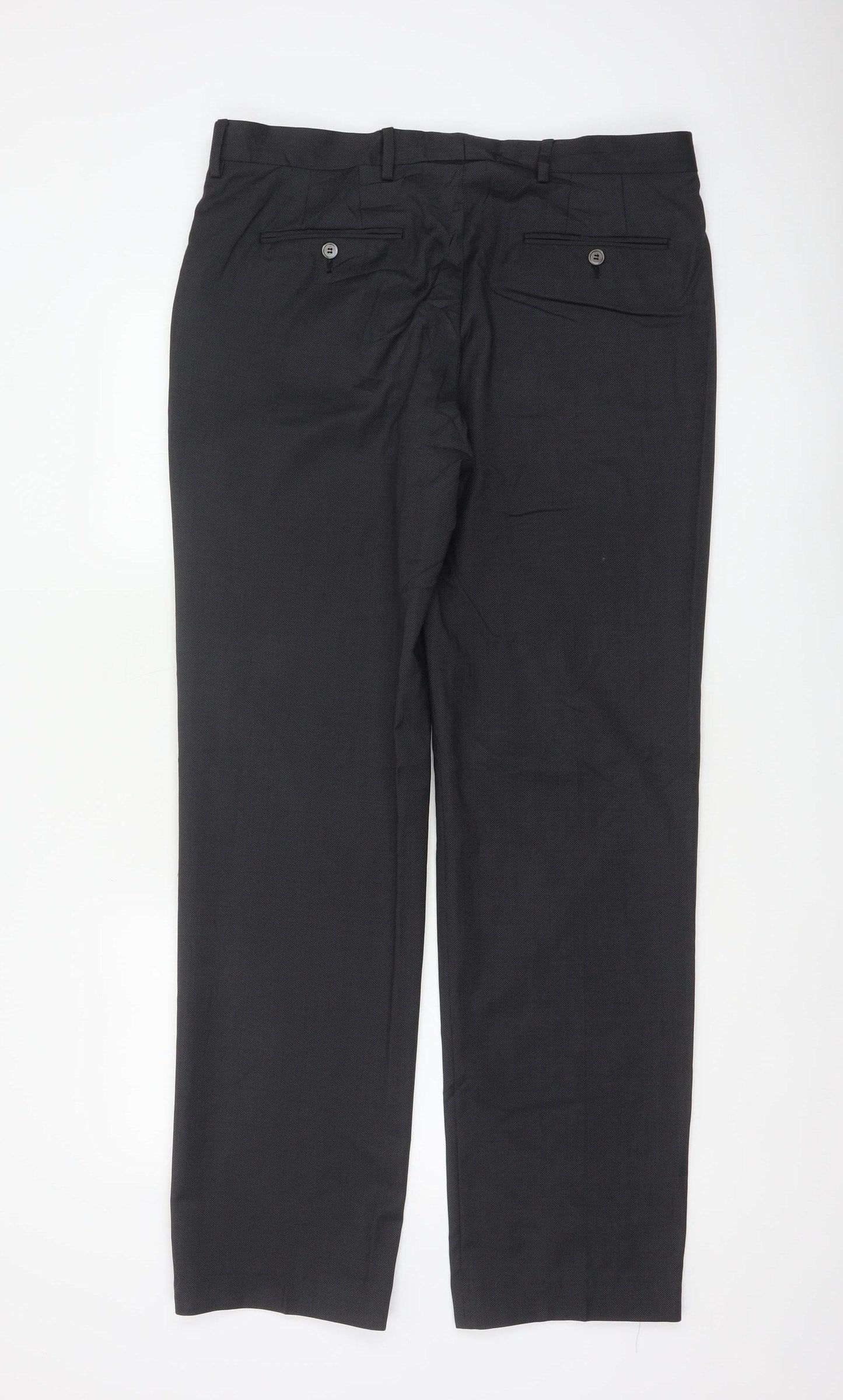 Paul Smith Men Grey Size 30 Wool Straight Dress Trousers Made in Italy