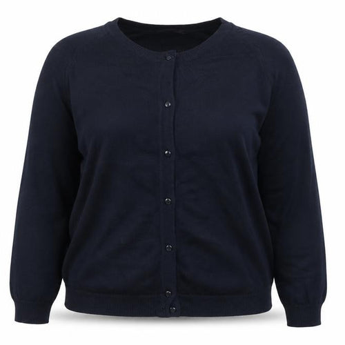 Dorothy Perkins Women Blue UK 12 Button Front Long Sleeve Cardigan