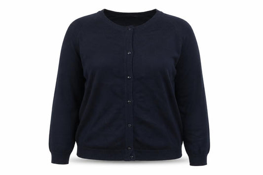 Dorothy Perkins Women Blue UK 12 Button Front Long Sleeve Cardigan