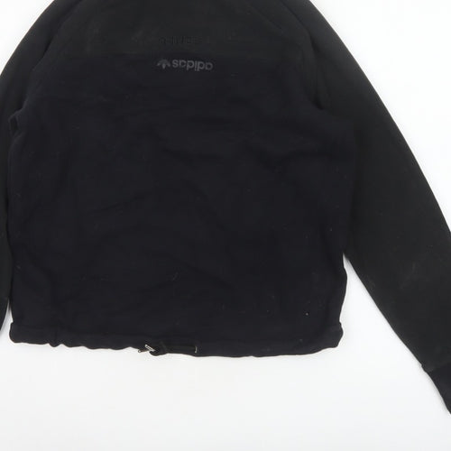 Adidas Women’s Black UK 4 Pullover Fleece High Neck Sweatshirt