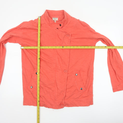 Next Women’s Orange Size 14 Lightweight Cotton Button Jacket