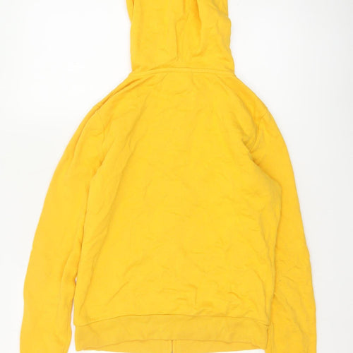 Victoria's Secret PINK Women Yellow XS Full Zip Logo Hoodie