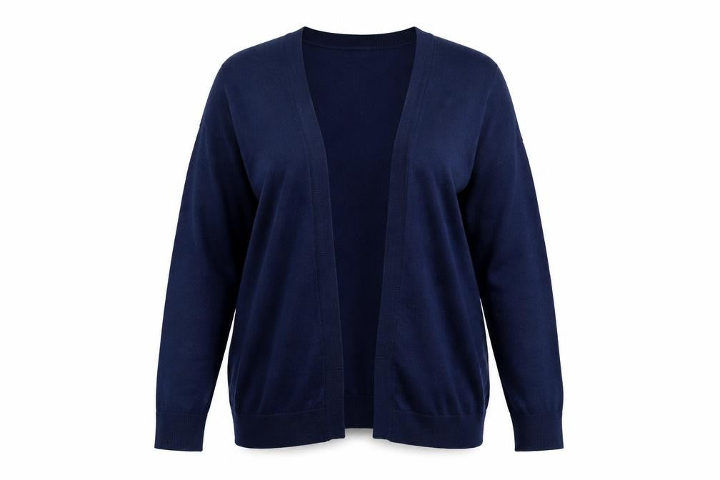 Rohan Women’s Blue Size 18 Merino Wool Open V-Neck Cardigan