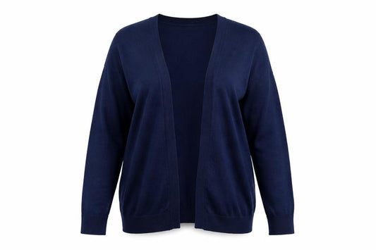 Rohan Women’s Blue Size 18 Merino Wool Open V-Neck Cardigan