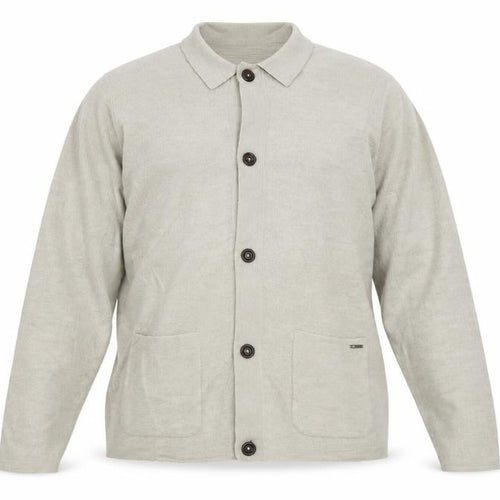 Autograph Men’s Beige XL Merino Wool Collared Button Cardigan