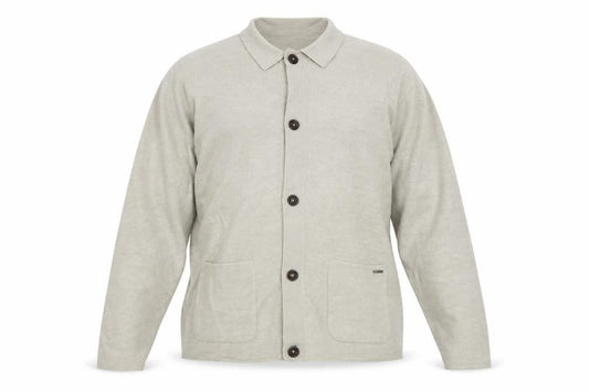 Autograph Men’s Beige XL Merino Wool Collared Button Cardigan