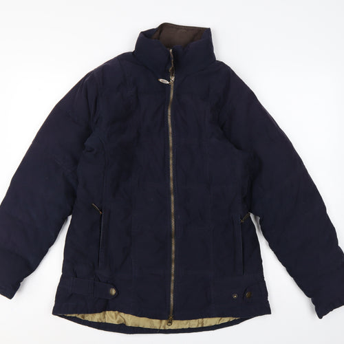 Musto Women’s Navy UK 12 Down Puffer Jacket Full Zip Insulated