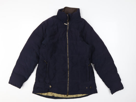 Musto Women’s Navy UK 12 Down Puffer Jacket Full Zip Insulated