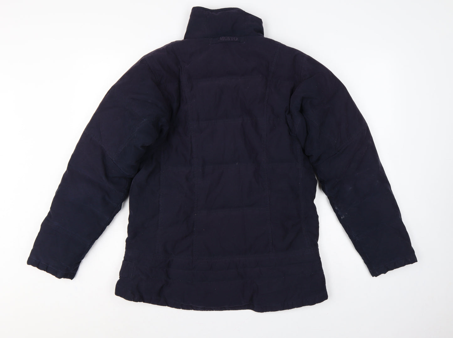 Musto Women’s Navy UK 12 Down Puffer Jacket Full Zip Insulated