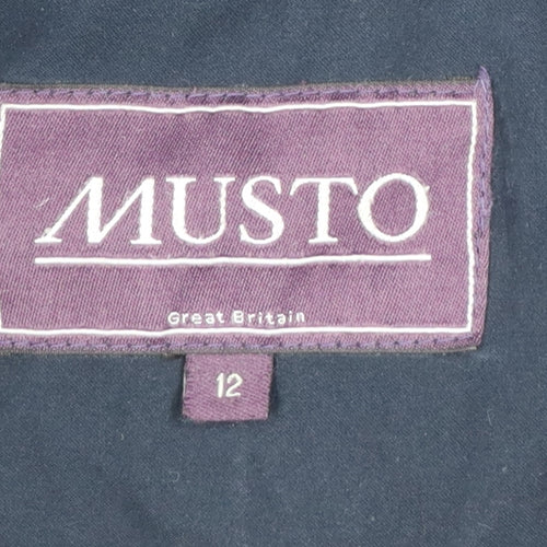 Musto Women’s Navy UK 12 Down Puffer Jacket Full Zip Insulated