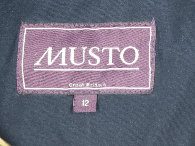 Musto Women’s Navy UK 12 Down Puffer Jacket Full Zip Insulated