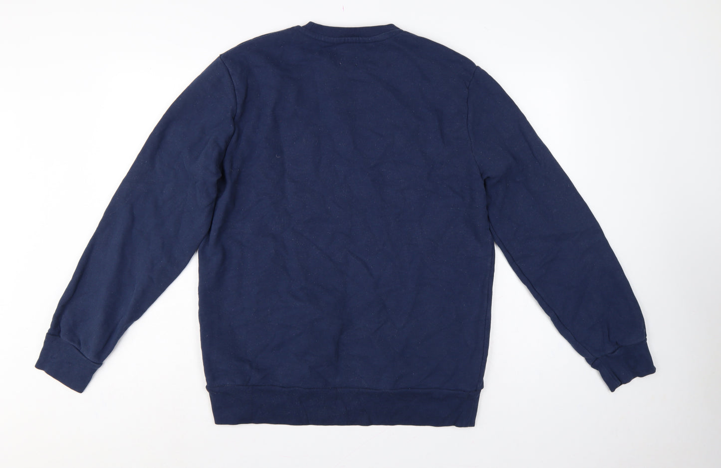 Levi's Men's Blue M Standard Logo Crew Neck Pullover Sweatshirt Cotton