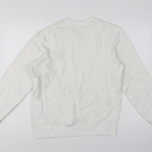 Uniqlo U Keith Haring Unisex White M Pullover Sweatshirt Embroidered