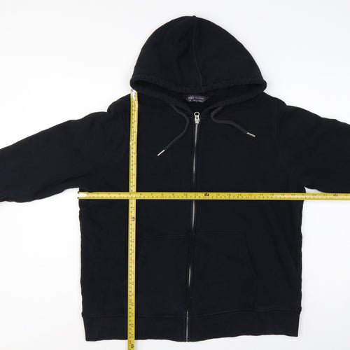 Marks and Spencer Women’s Black Size 18 Full Zip Hooded Hoodie