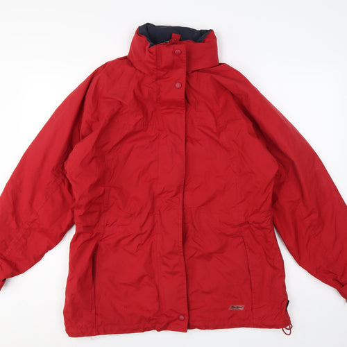 Peter Storm Women Red M Stormtech Waterproof Windproof Rain Jacket