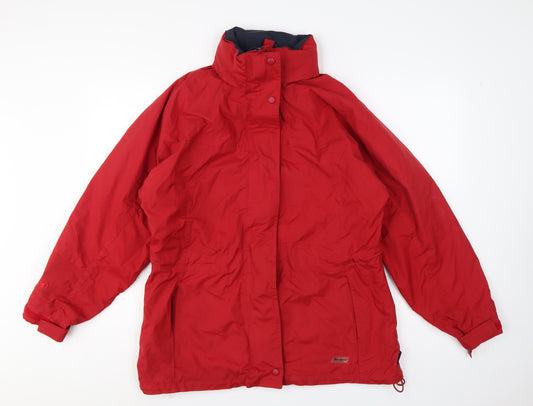 Peter Storm Women Red M Stormtech Waterproof Windproof Rain Jacket