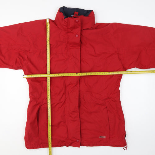 Peter Storm Women Red M Stormtech Waterproof Windproof Rain Jacket