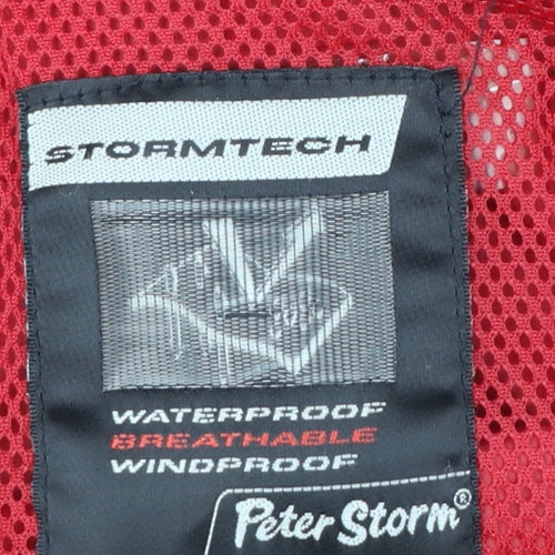 Peter Storm Women Red M Stormtech Waterproof Windproof Rain Jacket