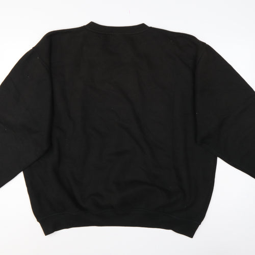Uneek Men's Black 2XL Mercedes-Benz Embroidered Pullover Sweatshirt