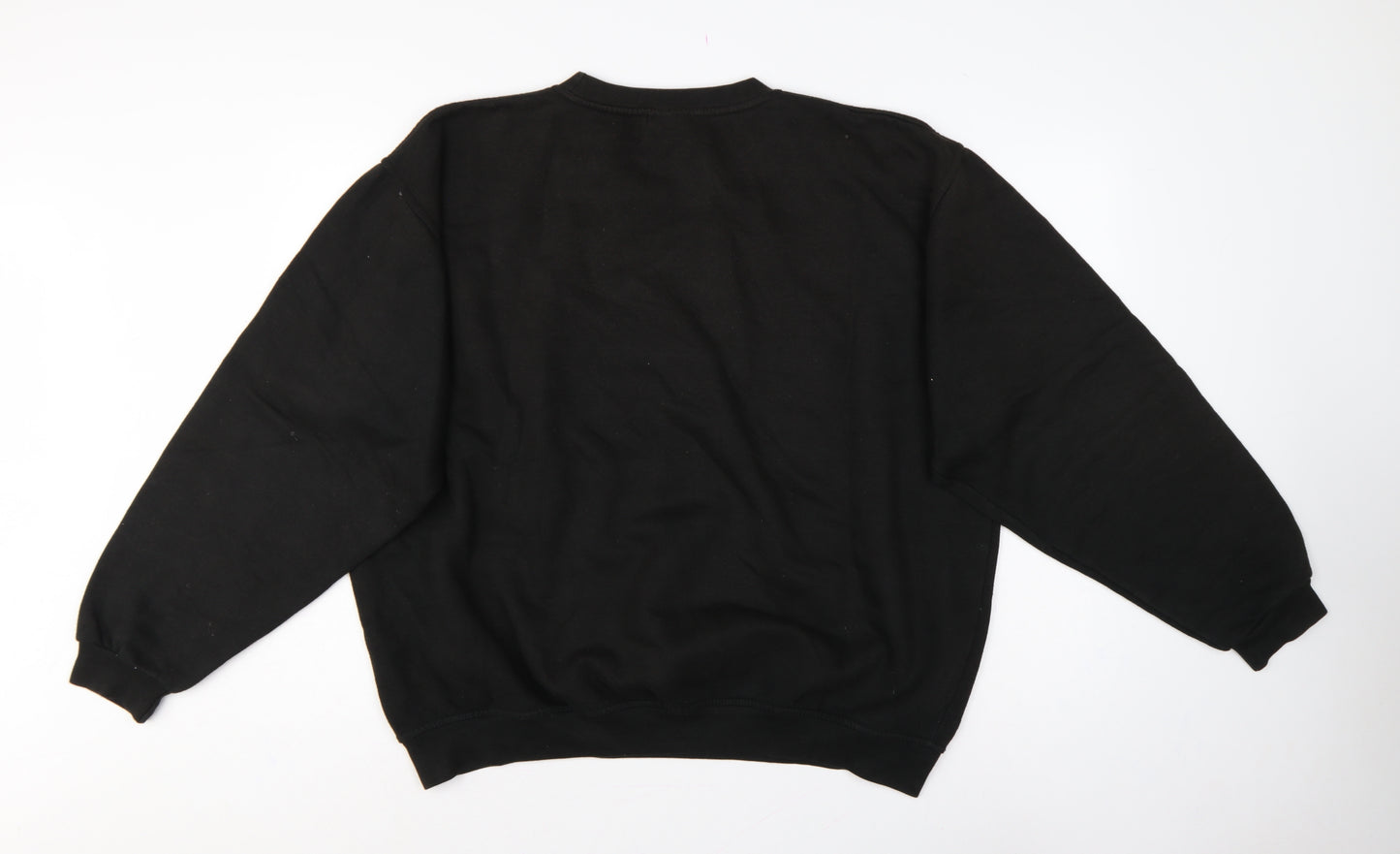 Uneek Men's Black 2XL Mercedes-Benz Embroidered Pullover Sweatshirt