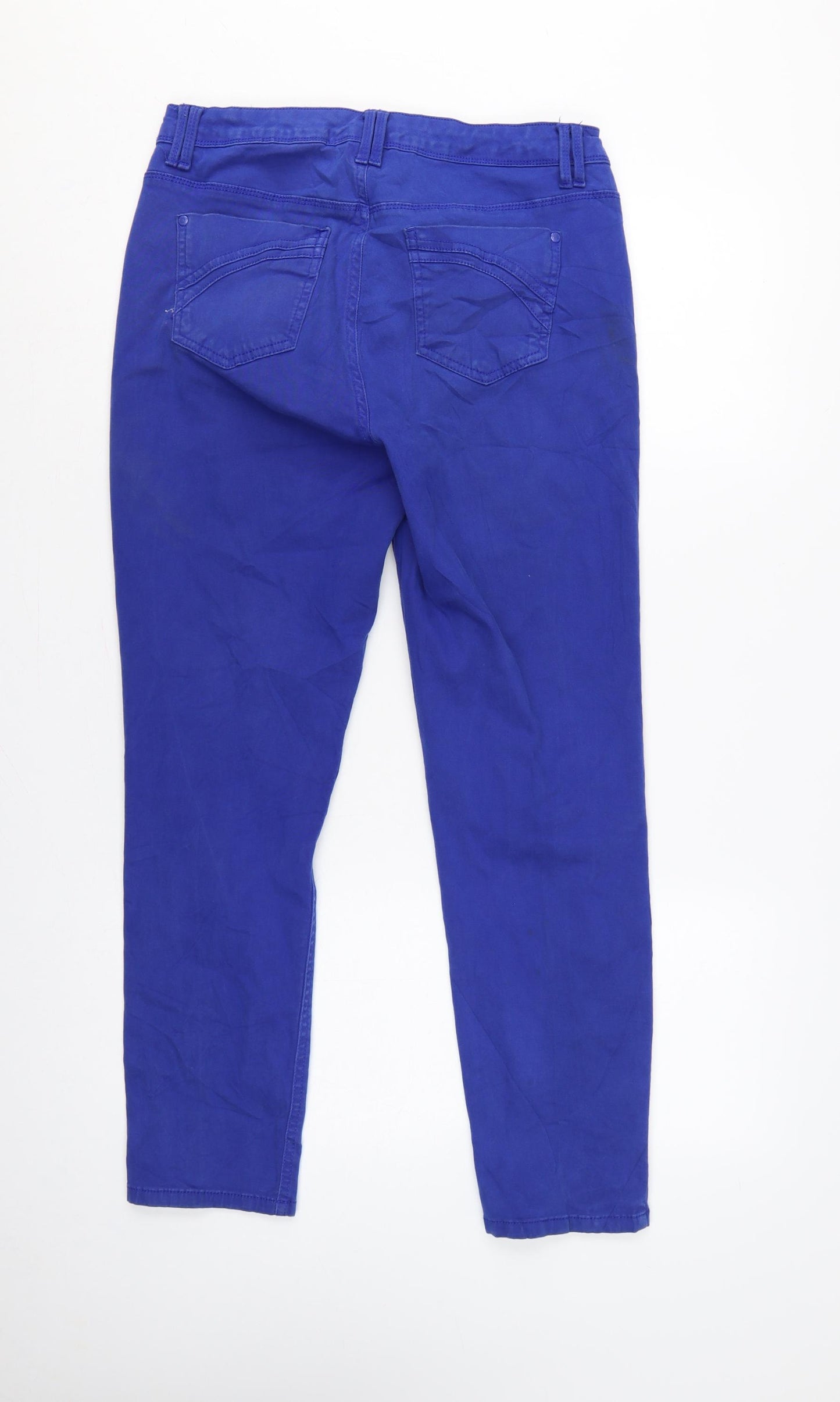 Bandolino Women Blue Size 10 Skinny Stretch Mid Rise Jeans