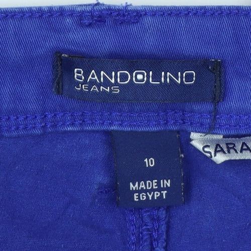 Bandolino Women Blue Size 10 Skinny Stretch Mid Rise Jeans