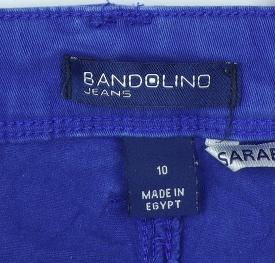 Bandolino Women Blue Size 10 Skinny Stretch Mid Rise Jeans