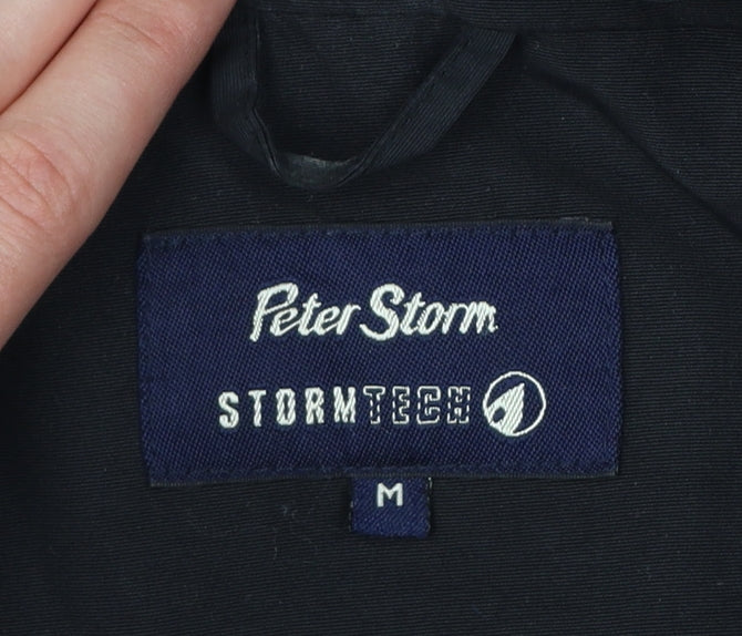 Peter Storm Men’s Black M Stormtech Hooded Padded Parka Jacket