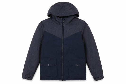 Mountain Warehouse Boys Blue 11-12 Padded Hooded Water Resistant Jacket