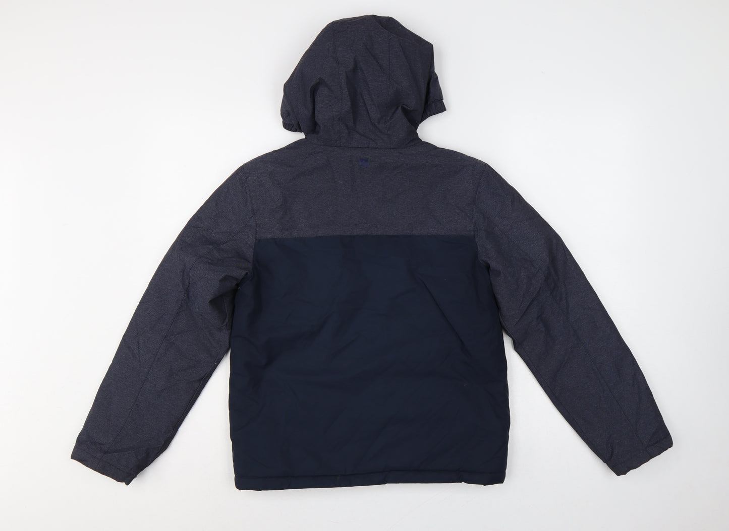 Mountain Warehouse Boys Blue 11-12 Padded Hooded Water Resistant Jacket