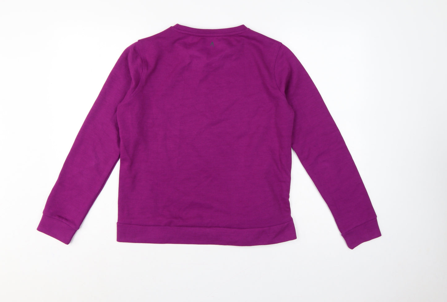 Boomerang Women Purple UK 12 Lace-Up Pullover Sweatshirt Gym