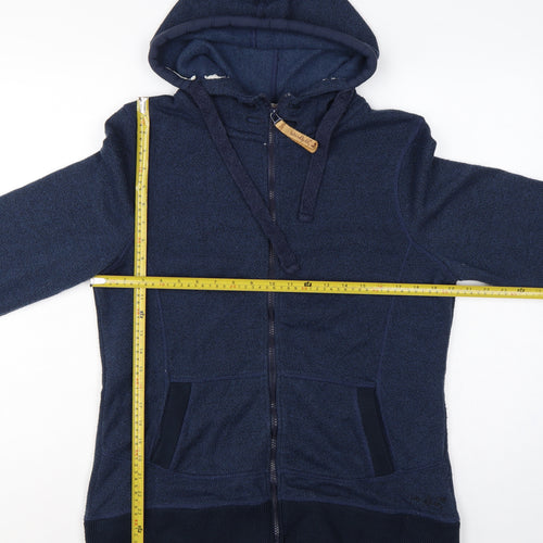 Weird Fish Unisex Adults Blue UK 14 Full Zip Fleece Hoodie