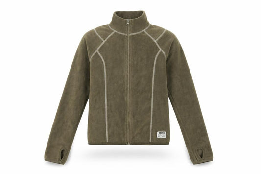 BDG Urban Outfitters Women Green S Fleece Full Zip Basic Jacket