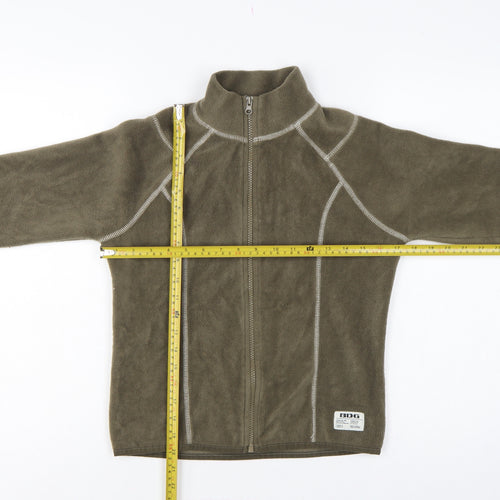 BDG Urban Outfitters Women Green S Fleece Full Zip Basic Jacket