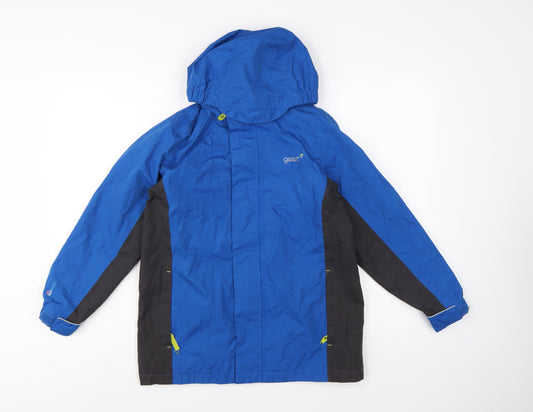 Gelert Boys Blue Black 13 Years Stormlite Hooded Ski Jacket