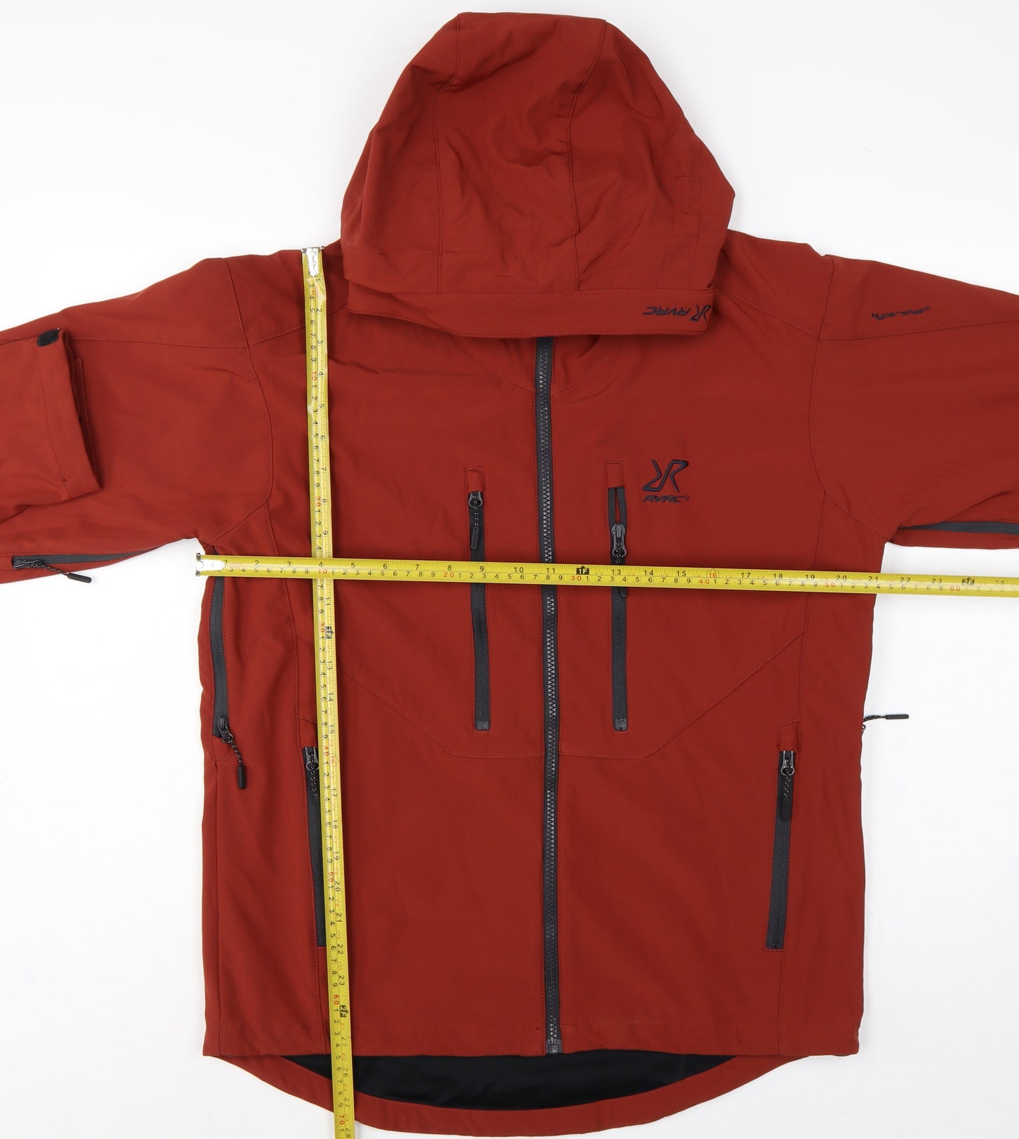 RevolutionRace Men’s Red M Trail Softshell Hooded Hiking Jacket