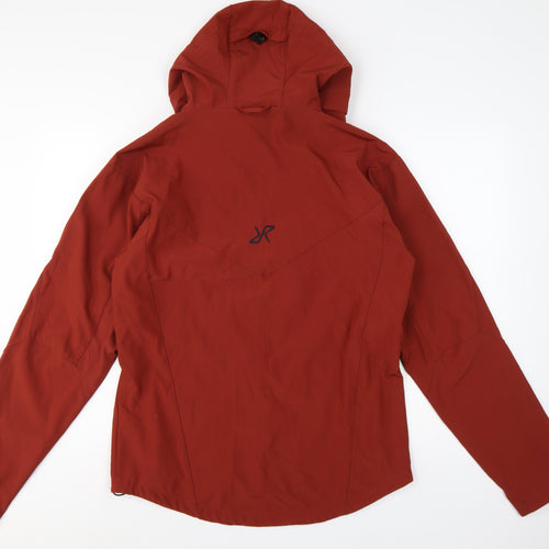 RevolutionRace Men’s Red M Trail Softshell Hooded Hiking Jacket