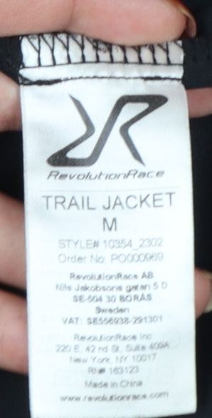 RevolutionRace Men’s Red M Trail Softshell Hooded Hiking Jacket