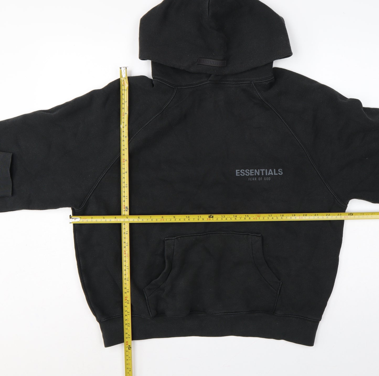 Essentials Fear of God Women’s Black XS Oversized Pullover Logo Hoodie