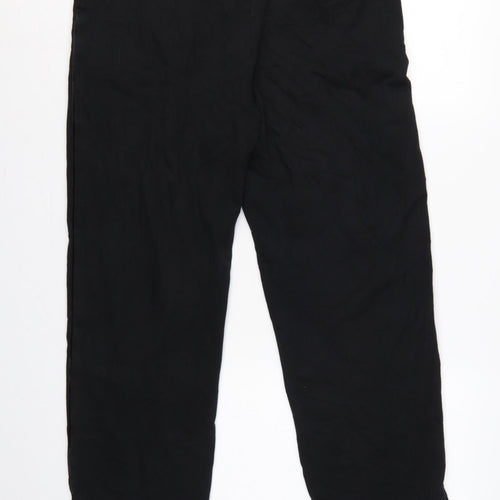Marks & Spencer Women’s Black Size 16 Short Jogger Trousers Zip Pockets