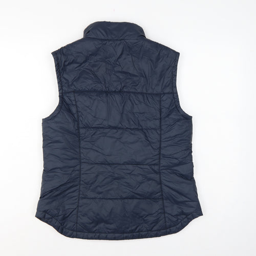 Jack Wills Women Blue UK 14 Quilted Puffer Gilet Bodywarmer