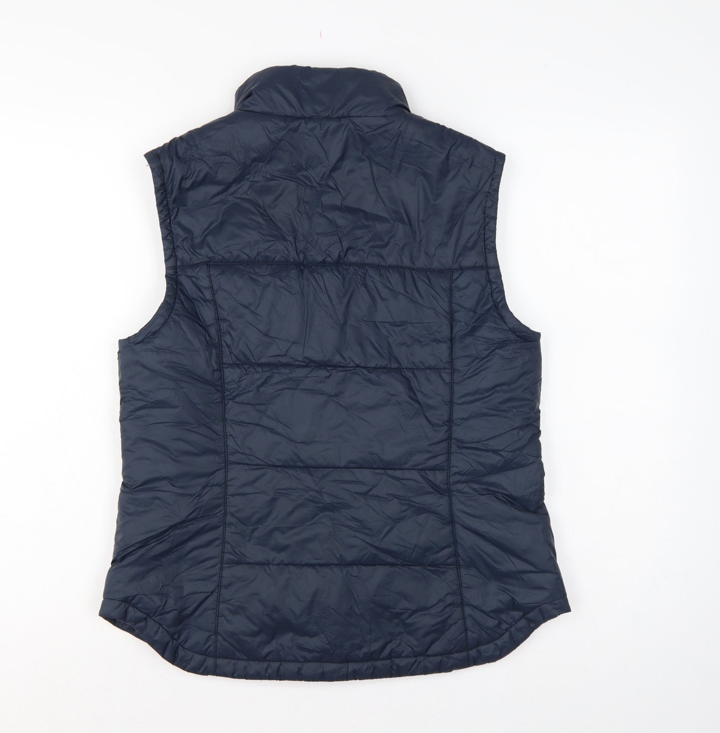 Jack Wills Women Blue UK 14 Quilted Puffer Gilet Bodywarmer