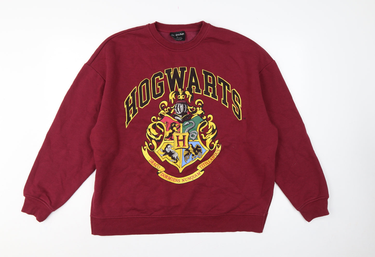 Primark Harry Potter Hogwarts Women’s Burgundy M Graphic Sweatshirt