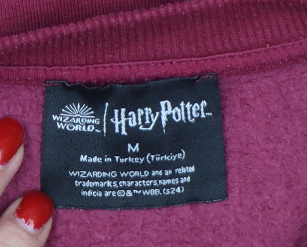 Primark Harry Potter Hogwarts Women’s Burgundy M Graphic Sweatshirt