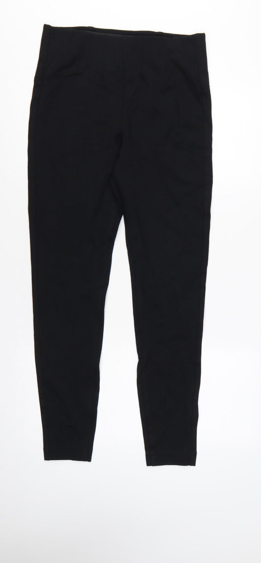 Marks and Spencer Women Black Size 14 Long Stretch Leggings