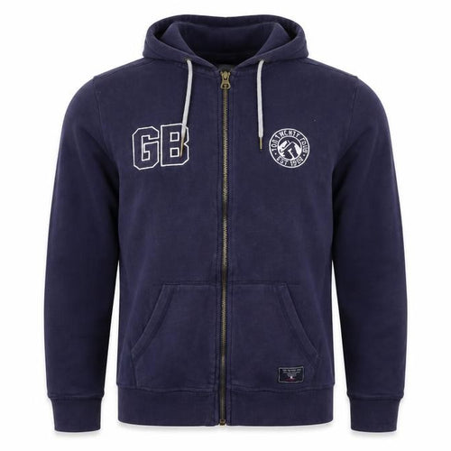 Tog Twenty Four Men’s Blue L Full Zip Hooded Fleece Logo Hoodie