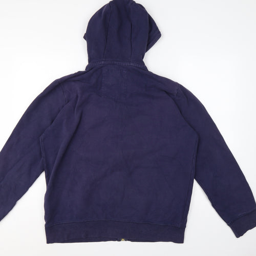Tog Twenty Four Men’s Blue L Full Zip Hooded Fleece Logo Hoodie