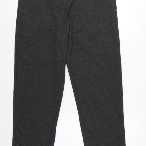 Marks & Spencer Women's Charcoal Grey UK 16 Long Cotton Blend Leggings